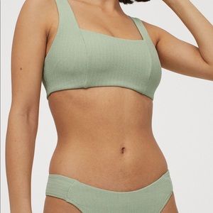 H&M Sage Green Bikini Set